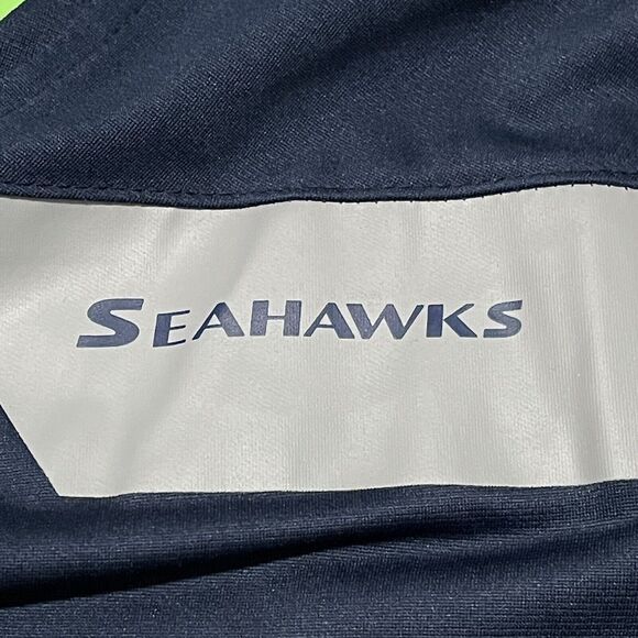 Seattle Seahawks Jersey #3 Russell Wilson Men XL Blue Nike NFL On Field 2021 - Picture 10 of 12